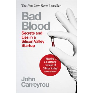 (New) Bad Blood : Secrets and Lies in a Silicon Valley Startup หนังสือภาษาอังกฤษมือหนึ่ง