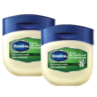 Vaseline Pure Repairing Jelly with Aloe วาสลีน เพียว เจลลี่ อโล 100g. x 2กระปุก