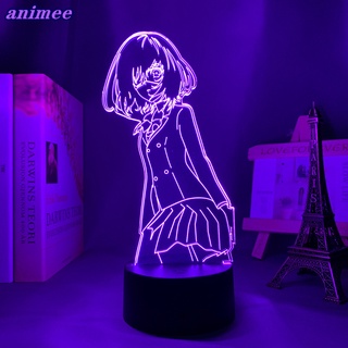 โคมไฟกลางคืน Led ลายการ์ตูนอนิเมะ Another Mei Misaki 3d สําหรับตกแต่งห้องนอนเด็ก ของขวัญวันเกิด