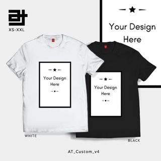 เสื้อยืด AvidiTee AT Custom Personalized Design A3 Size Print v4 Customized Unisex TShirt for Men and Womenเ ใส่สบายๆ