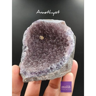 🧿 ผลึกอเมทิสและเเคลไซต์ ( AMERHYST )