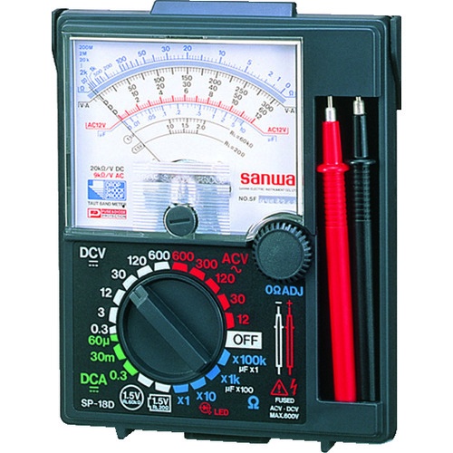 SANWA มัลติเทสเตอร์แบบอะนาล็อก รุ่น SP-18D