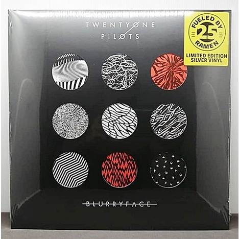 แผ่นเสียง Twenty One Pilots ชุด Blurryface Limited 2LP Silver Vinyl *แผ่นใหม่ มือหนึ่ง ซีล (Sealed) 