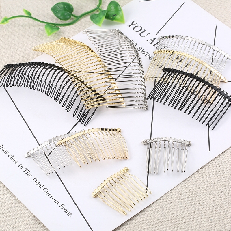 [อุปกรณ์เสริมธีมกิ๊บ] Diy Hairpin วัสดุหวีผมฟันใส่หวีเหล็กคุณภาพสูงทําด้วยมือ diy Hairpin อุปกรณ์เสริมผมวัสดุอุปกรณ์เสริม 1 ชิ้น