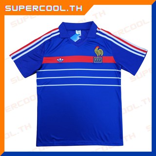 France 1984 Home เสื้อบอลทีมชาติฝรั่งเศสย้อนยุค เสื้อบอลฝรั่งเศสย้อนยุค เสื้อบอลฝรั่งเศสรุ่นเก่า เสื้อฝรั่งเศสย้อนยุค