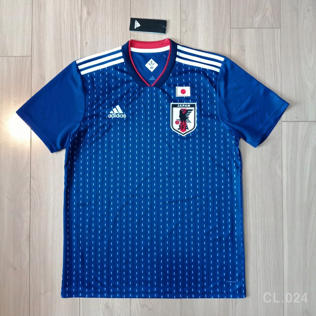 เสื้อฟุตบอลมือหนึ่ง ของแท้ ทีมชาติญี่ปุ่น Japan kit 2018 (NEW) ป้ายญี่ปุ่น