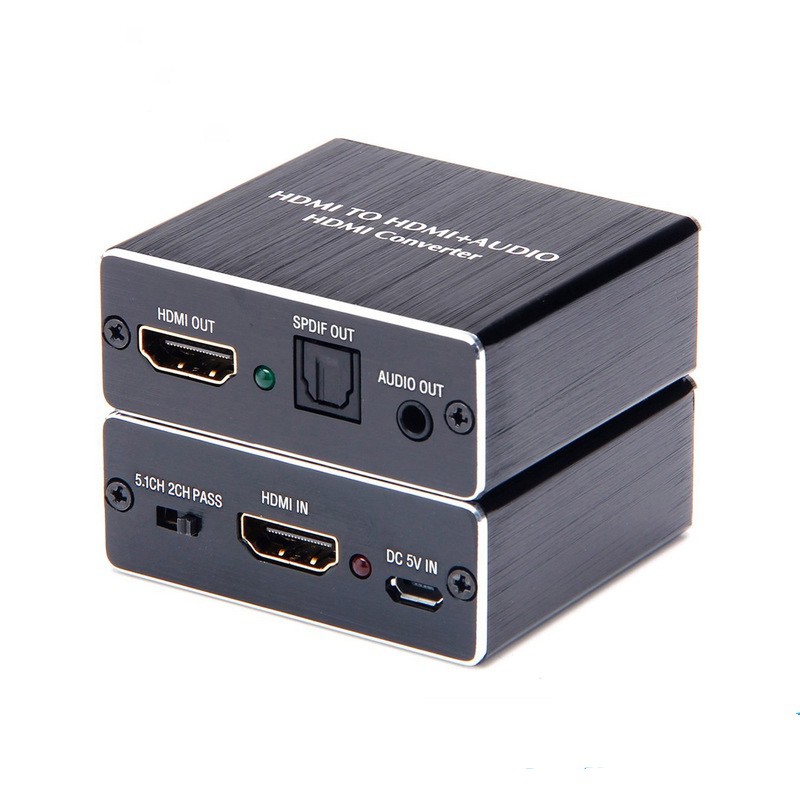 Hdmi audio extractor HDMI to HDMI and Optical TOSLINK SPDIF + 3.5mm Stereo Audio Extractor Converter HDMI Audio #0