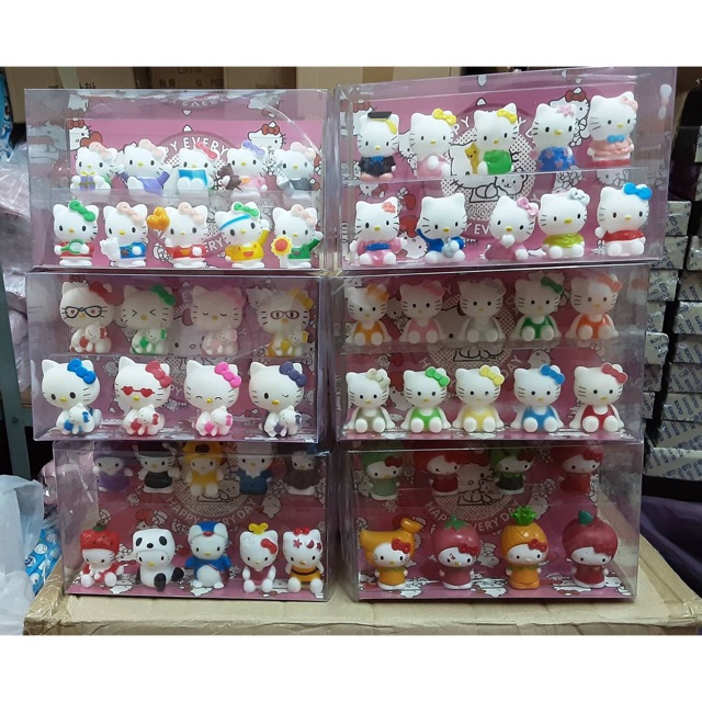 โมเดลคิตตี้กล่องละ159฿(คละลายคิตตี้)