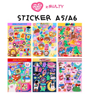 สติ๊กเกอร์ไดคัท sticker diecut A6 มี 19 ลาย(mmf) | X multy