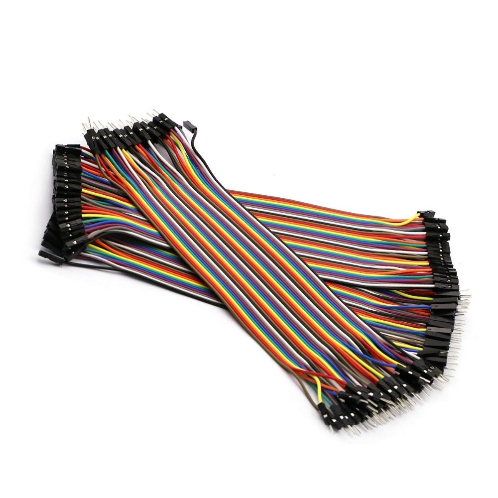 Pcbfun Dupont Cables 40Cm 40Pin 2.54Mm Male To Female Breadboard Jumper ...