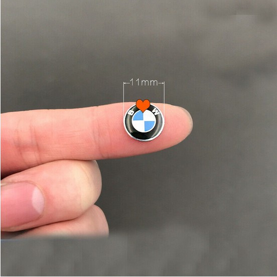 BMW โลโก้ บีเอ็ม จิ๋ว 1 CM ( ราคาต่อชิ้น ) BMW F30 F10 E36 E39 E46 E60 E90 M3 M5 M6 MSport 11mm KEY FOB REMOTE BADGE