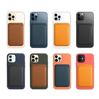 เคสแม่เหล็ก ลายโลโก้ กระเป๋าสตางค์ ใส่บัตรได้ สําหรับ iPhone 14 12 Pro Max Mini iPhone 13 Mini