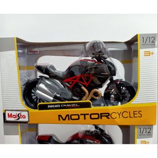 MODEL DUCATI DIAVEL ขนาด 1:12 ลิขสิทธิ์แท้