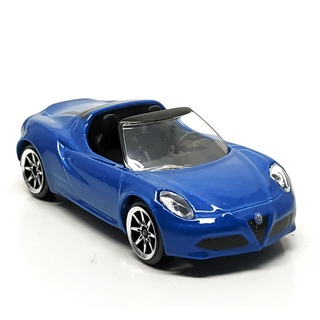 Majorette Alfa Romeo 4C Spider - Metallic Dark Blue Color /Wheels 8S /scale 1/57 (3 inches) no Package