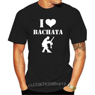 ขายดี!ขายดี เสื้อยืดแขนสั้น คอกลม พิมพ์ลายกราฟฟิค I Love Bachata Dance Birthday Salsa Dancing ADmohb14ILmgok07 สไตล์คลาส