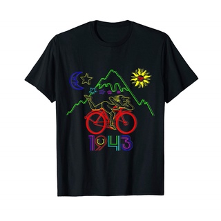 เสื้อแฟชั่นผญ - ขายร้อนวันจักรยาน 1943 Lsd ผู้สร้างเสื้อยืดกรดเดินทาง Tshirt