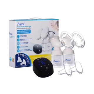 เครื่องปั๊มนมไฟฟ้าเพียวรีน แบบปั๊มคู่ Pureen Electric Double Breast Pump