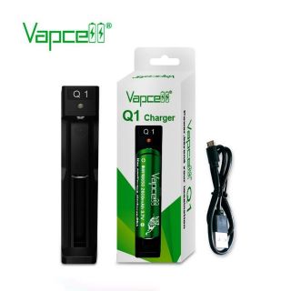 แท่นชาร์จถ่าน Vapcell Q1 3.7V Li-ion  1 ช่อง ราคาประหยัด
(สินค้าไม่รวมถ่านชาร์จ)