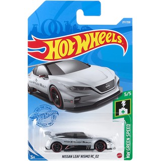 รถเหล็ก HOTWHEELS ของแท้ Nissan Leaf Nismo RC_02 (Silver) HW2021_#217