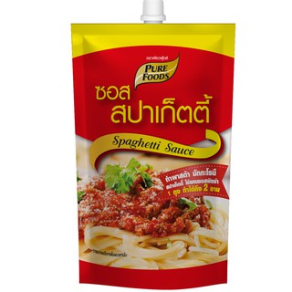 ซอสสปาเก็ตตี้ 180 กรัม ตรา เพียวฟู้ดส์ สปาเก็ตตี้ ใช้แทนซอสพิซซ่าได้สามารถทานได ซอสพร้อมทาน สำเร็จรูป ซอส สปาเก็ตตี้