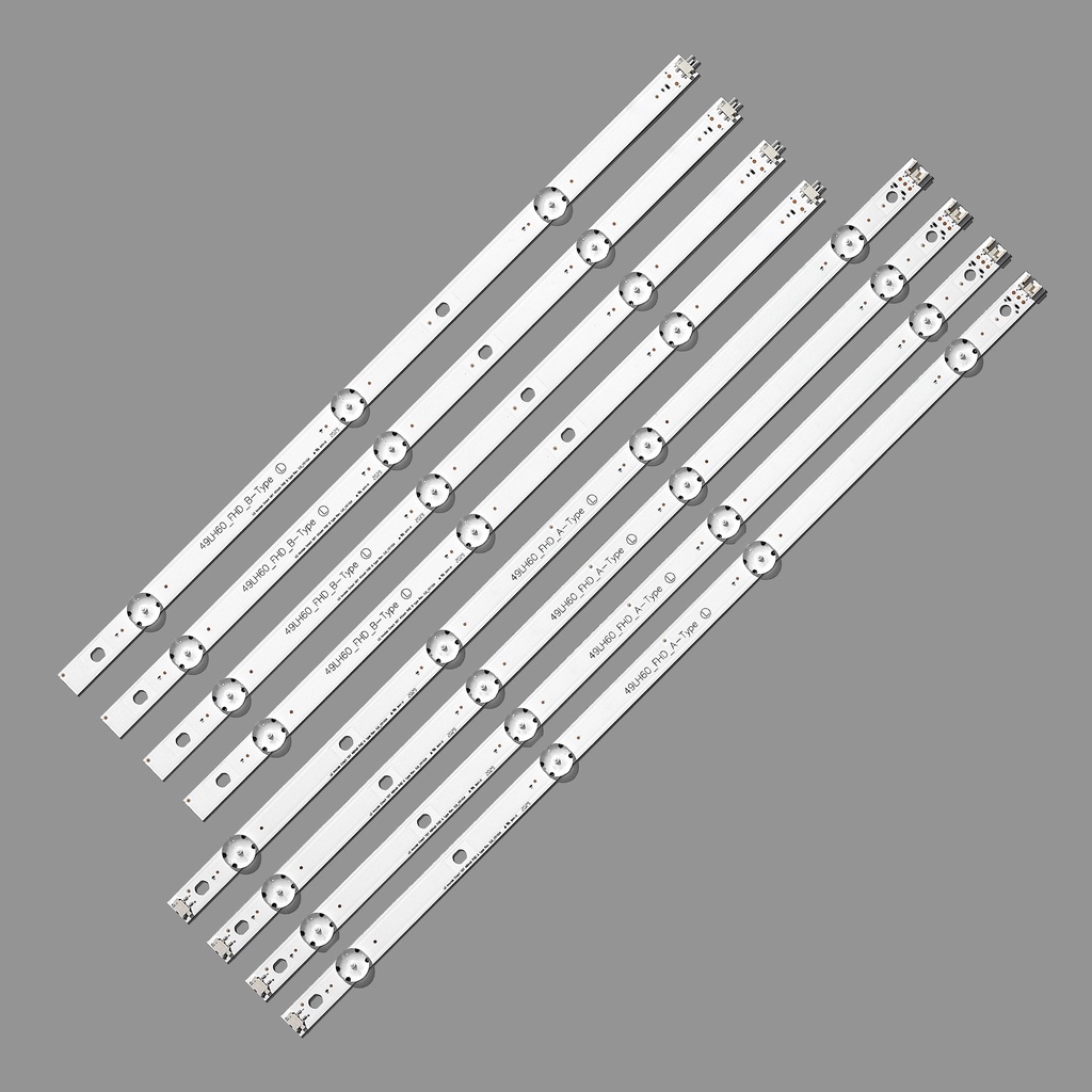 8 ชิ้น = 4 ชุด LED Backlight Strip สําหรับ LG 49LH6000 49LH600T 49LH600V 49LH600Y 49LH6047 49LH604V 