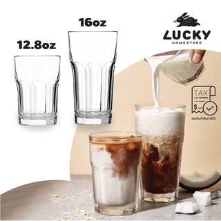 LUCKY HOME  แก้วน้ำ 6 ใบชุด มี 2 ขนาดให้เลือก12.8oz/16oz   T-1376/T-1676