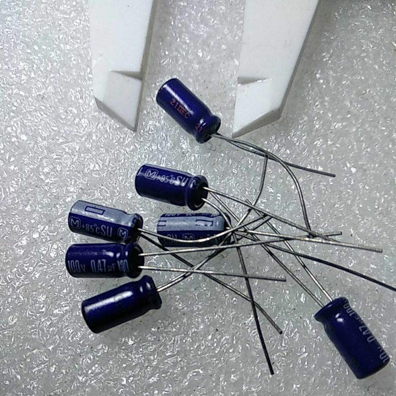 [20 ชิ้น] ELCO 0.47 UF 100V