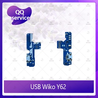 USB Wiko Y62 อะไหล่สายแพรตูดชาร์จ แพรก้นชาร์จ Charging Connector Port Flex Cable（ได้1ชิ้นค่ะ) QQ service