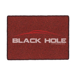 พรมเช็ดเท้า Blackhole Doormat พรมไวนิลหนาพิเศษ เย็บขอบ หนา 20 มม  ขนาด 40 X 70 เซนติเมตร