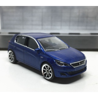 Majorette Peugeot 308 GT - Blue Color /Wheels 8S /scale 1/58 (3 inches) no Package