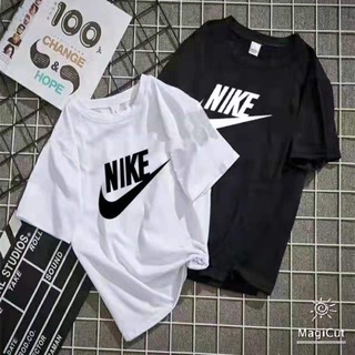 ซื้้อเดียวว่าคุ้มแล้ว ซื้อเป็นคู่คู้มกว่า เสื้อลายNIKE เสื้อคู่ชายหญิง เสื้อคู่