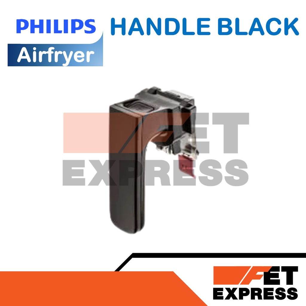 HANDLE BLACK อะไหล่แท้สำหรับหม้อทอดอากาศ PHILIPS Airfryer รุ่น HD9621 (420303613671)