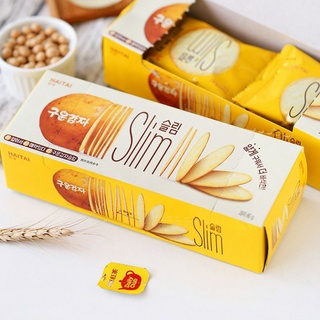 แครกเกอร์มันฝรั่ง Slim ขนมสุดฮิตของเกาหลี ขนาด80 กรัม