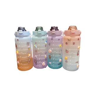 ขวดน้ำพลาสติกแบบพกพา ขวดน้ำสไตล์สปอร์ต (BPA FREE)พลาสติกPCป้องกันการตกแตกวัสดุปลอดภัยไม่เป็นอันตราย