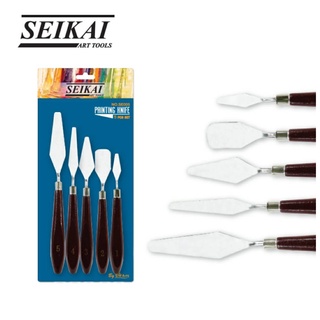 Seikai Painting Knife No.SE005 ชุดเกรียง 5 ด้าม