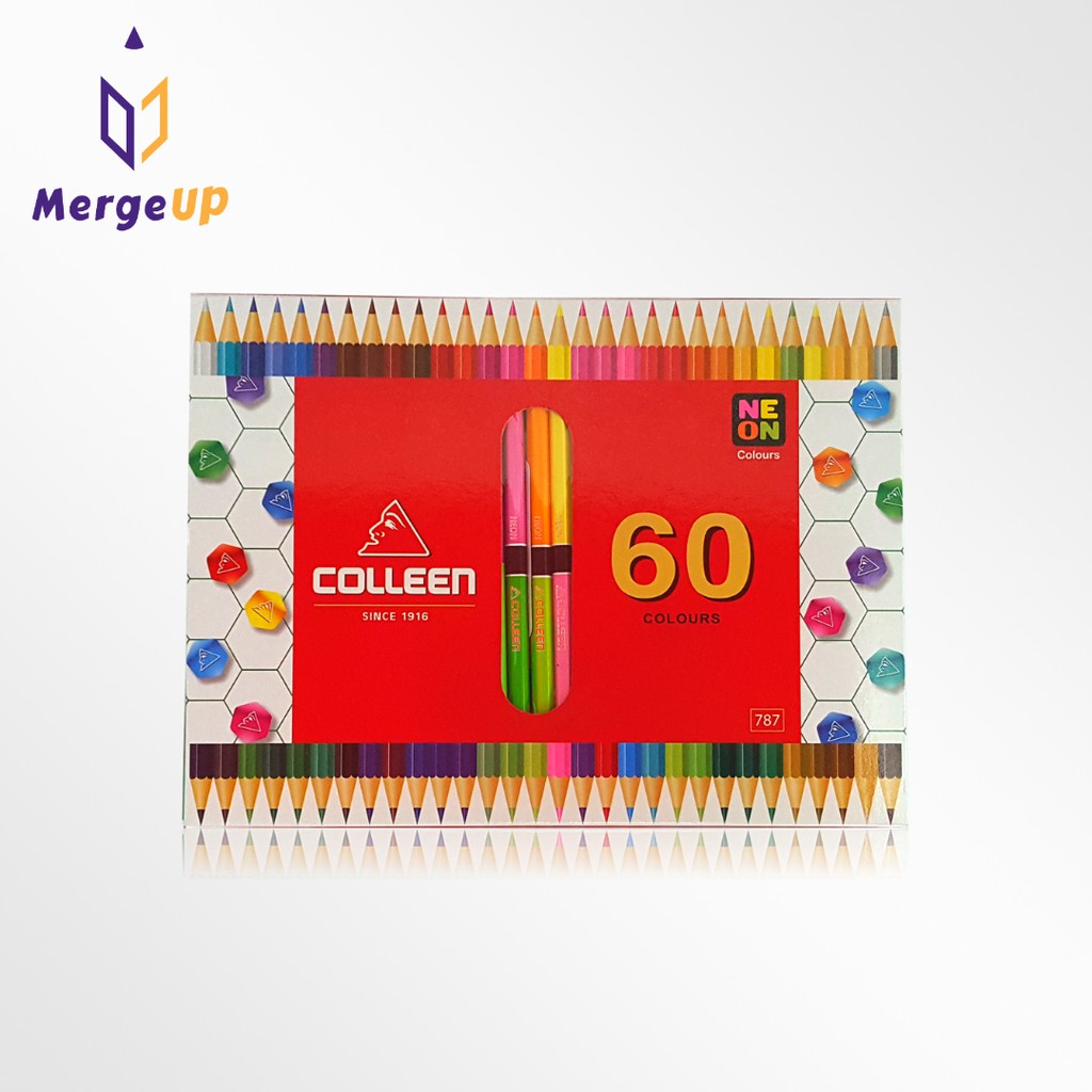 สีไม้ 2 หัว No.787 COLLEEN 60 สี