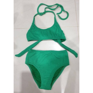 [พร้อมส่ง]Camila bikini Set ยั่วๆ สีเขียว Free size 📍 มือ1