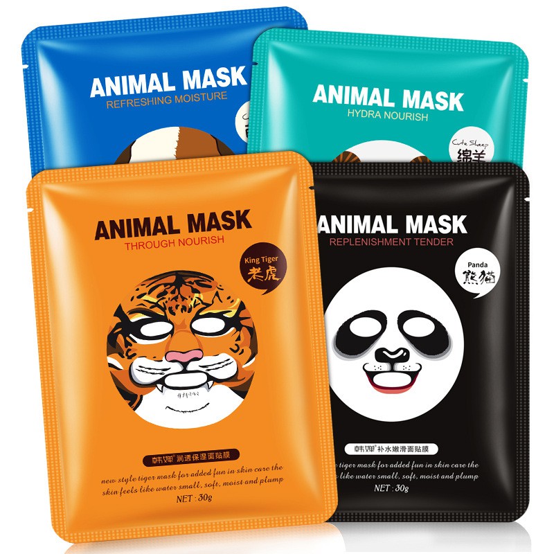 bioaqua rorec animal mask มาร์ค มาส์กหน้าสัตว์