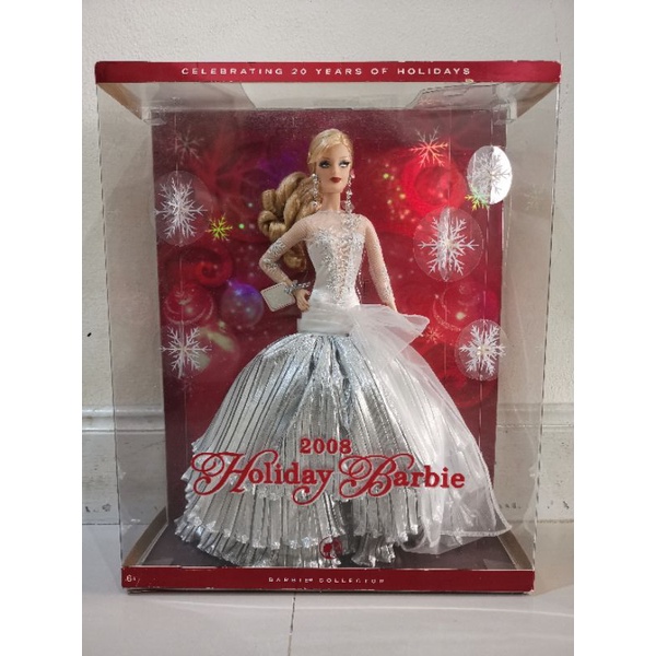 Holiday Barbie​ 2008​ Doll​ NRFB​ ตุ๊กตาบาร์บี้