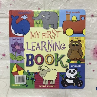 MY FIRST LEARNING BOOK (board book )