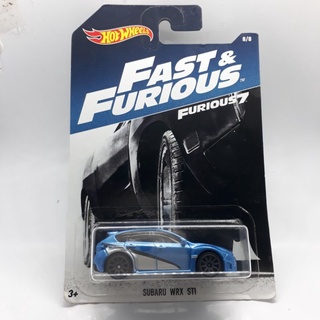 รถเหล็ก Hotwheels SUBARU WRX STI FAST&amp;FURIOUS 7 (ib22)