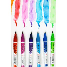 ปากกาพู่กันสีหมึก Ecoline Brush Pen