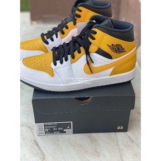 🤓Nike Air Jordan 1 Mid University Gold