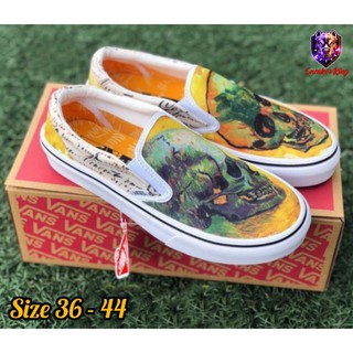 รองเท้า Vans Slip-On Van Gogh Skull