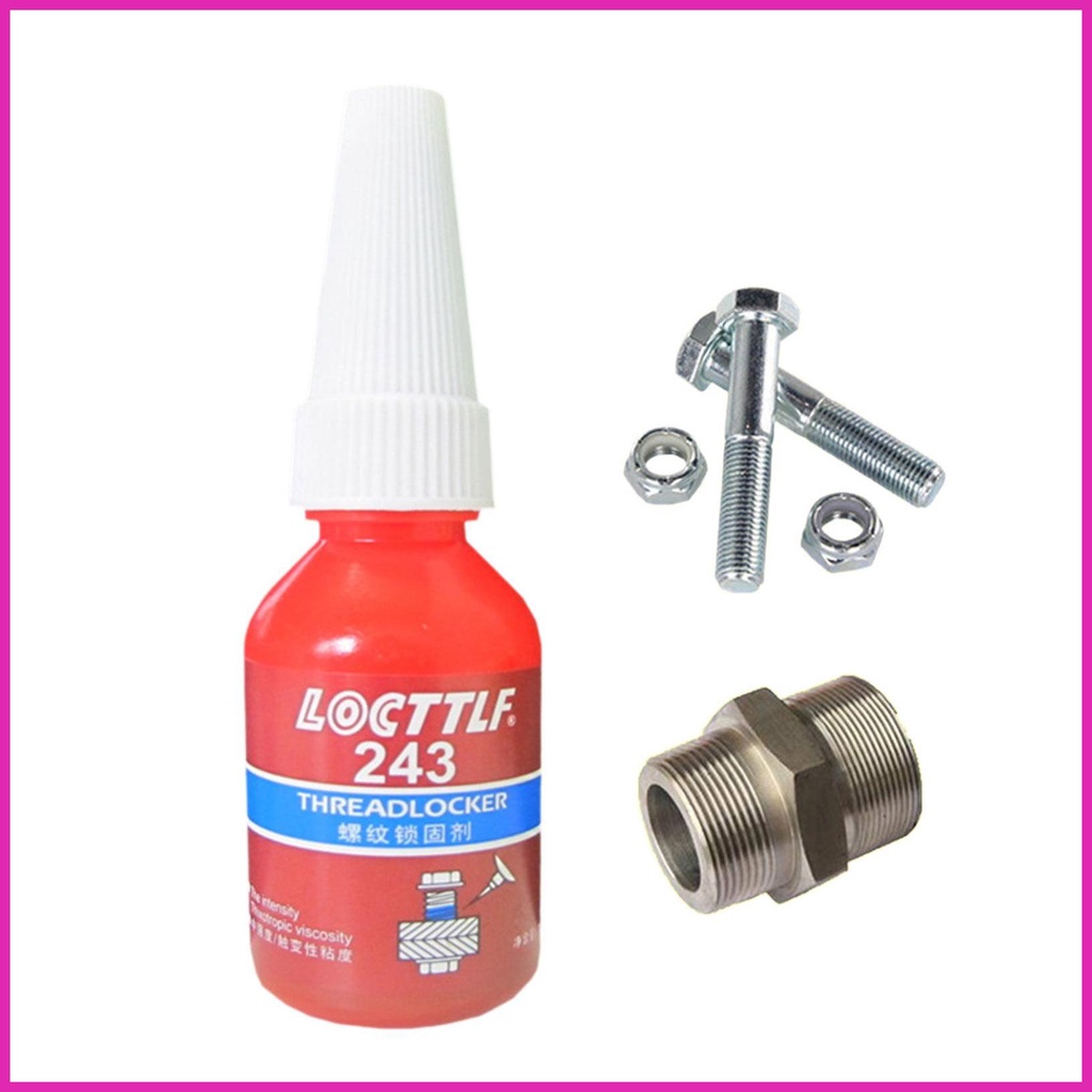 Blue Locktite Thread-locker Medium Strength Thread-locker Blue Universal Metal Medium Strength Anaer