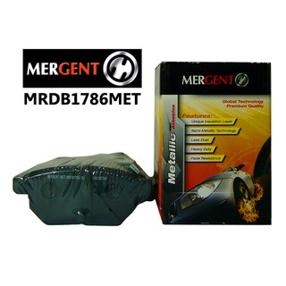 Mergent ผ้าเบรค คู่หลัง Corolla Altis, Prius, Vios S และ Yaris S รุ่น MRDB1786MET