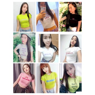 เสื้อครอปราคาส่งตัวละ 90บาท🎉รหัสสินค้า15.2