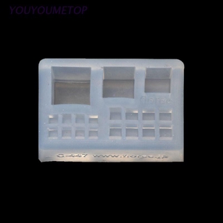 YOUYO Mini Size Cubic Square Resin Jewelry Mold Earring Necklace Jewelry Making Tools clay