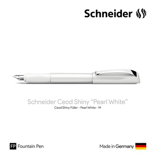 Schneider Ceod Shiny "Pearl White" Fountain Pen - ปากกาหมึกซึมชไนเดอร์