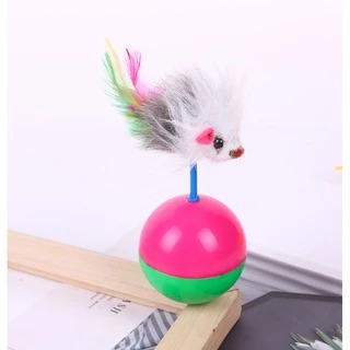 AL-117 ลูกบอลล้มลุก ลูกบอลหนูล้มลุก ของเล่นแมว สินค้าพร้อมส่ง สีสันสดใส ลูกบอลหมา สุนัข ของเล่นหมา